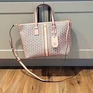 Tory Burch Gemini canvas tote